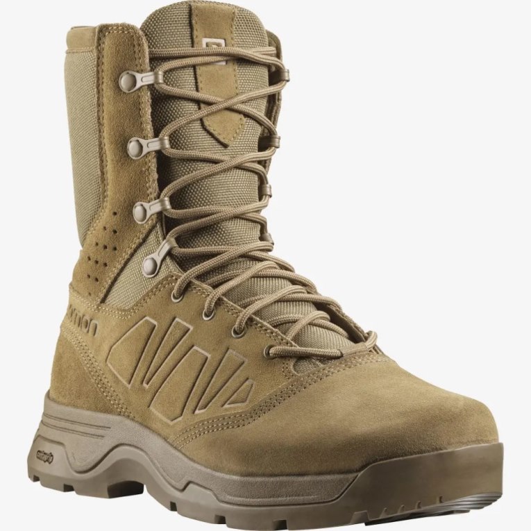 Brown Salomon Guardian Men's Tactical Boots | PH 81274O